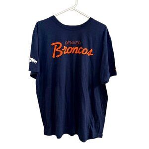 Men's Nike NFL Team Apparel Denver Broncos Short Sleeve Tee.  Size XL